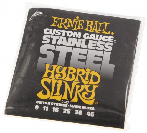 Ernie Ball 2247 Stainless Steel Hybrid Slinky struny na elektrickou kytaru