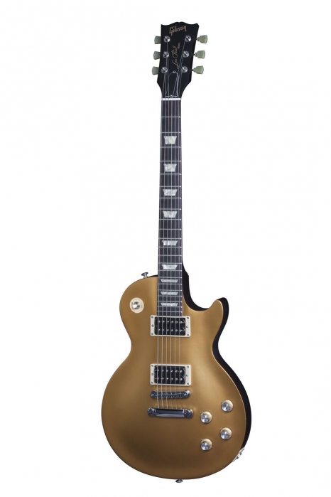 Gibson Les Paul 50s Tribute 2016T Satin Gold Top Dark Black elektrick kytara