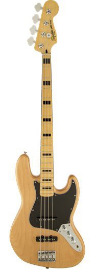 Fender Squier Vintage Modified Jazz Bass ′70S Natural basov kytara