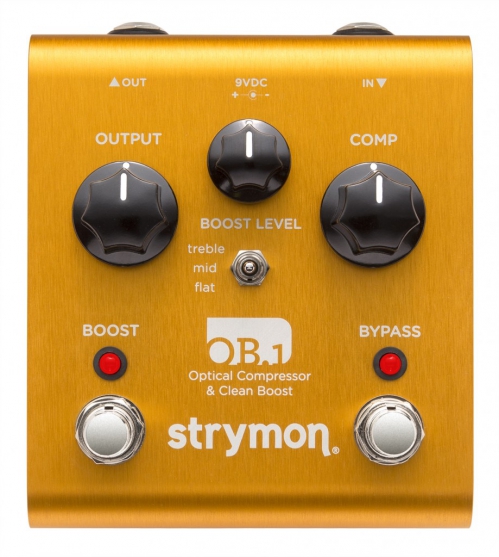 Strymon OB1 Bass compressor & boost efekt pro basovou kytaru