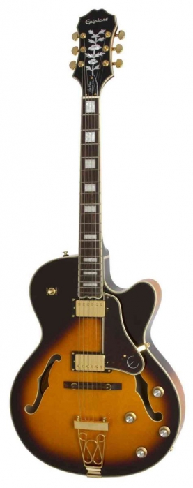 Epiphone Joe Pass Emperor II PRO Vintage Sunburst VS elektrick kytara