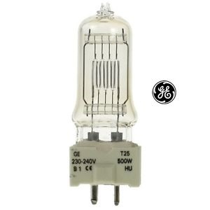 GE T25 230V/500W halogen