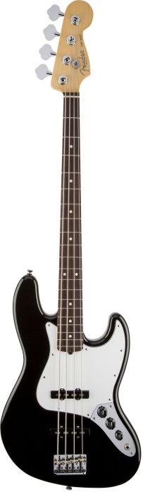 Fender American Standard Jazz Bass RW Black basov kytara