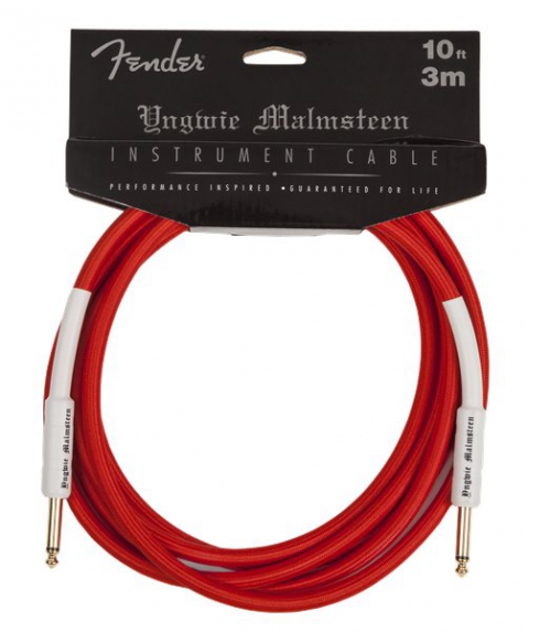 Fender YJM Yngwie Malmsteen Red kytarov kabel
