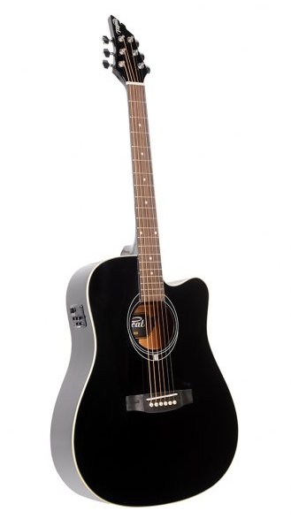 Flycat C100 BK EQ elektro-akustick kytara