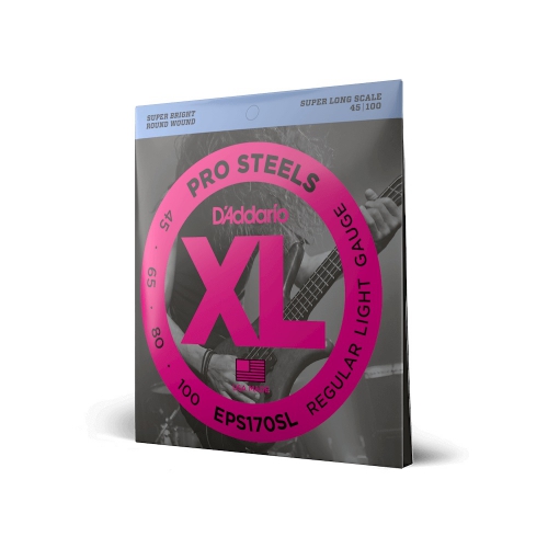 D′Addario EPS 170 Pro Steels Super Long Scale struny na basovou kytaru D′Addario EPS 170 Pro Steels Super Long Scale struny na basovou kytaru