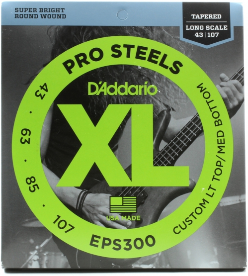 D′Addario EPS-300 Pro Steels struny na basovou kytaru