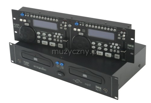 IMG Stage Line CD340USB dvojit CD pehrva