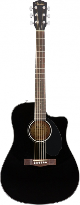 Fender CD 60SCE Black akustick kytara
