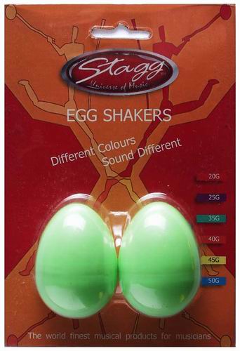 Stagg EGG-2GR shaker (p�r) bic� n�stroj