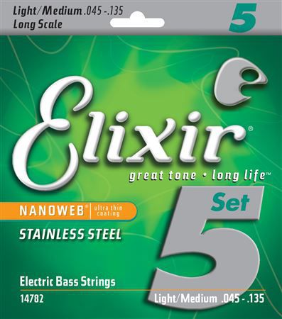 Elixir 14782 NW stainless steel struny na basovou kytaru