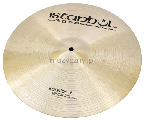 Istanbul 17″ Medium Thin Crash inel