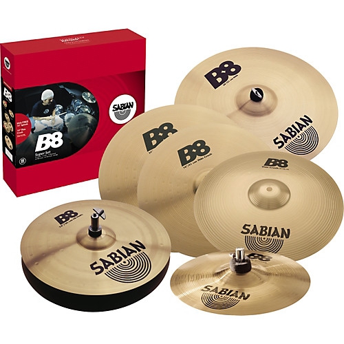 Sabian 10″SP 14″HH 14″CR 16″CR 18″CR 20″RD  B8 soubor bicch inely