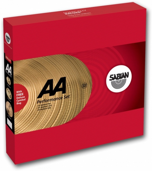 Sabian 14″16″ 18″ 20″ AA 25005G soubor bicch inely