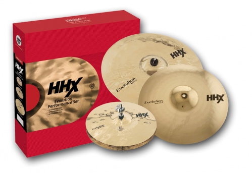 Sabian HHX Evolution Performance Set 14′′hi-hat, 16′′crash, 20′′ride + 18′′Ozone crash soubor bicch inely