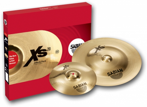 Sabian XS20 Effects Pack 10″ Slash, 18″ China soubor bicch inely