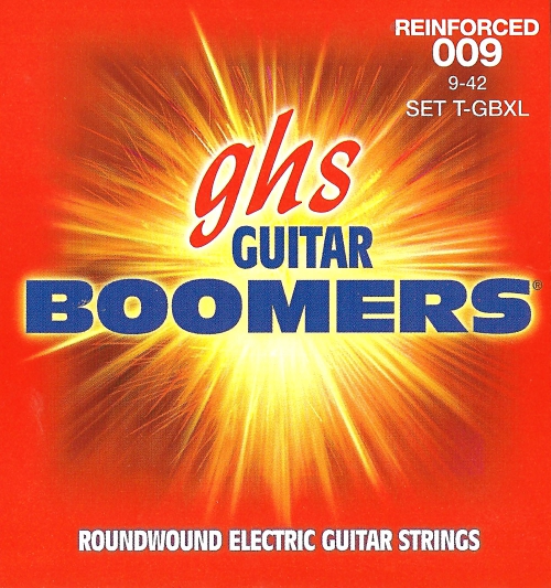 GHS Reinforced Guitar Boomers struny pro elektrickou kytaru, Extra Light, .009-.042