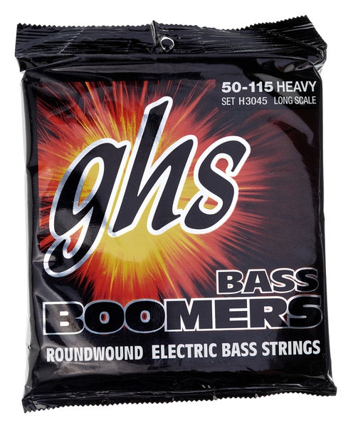 GHS Bass Boomers Struny pro 4-strunnou baskytaru Heavy, .050-.115