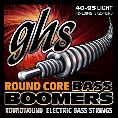 GHS Round Core Bass Boomers struny pro baskytaru, 4-str. Heavy, .040-.095