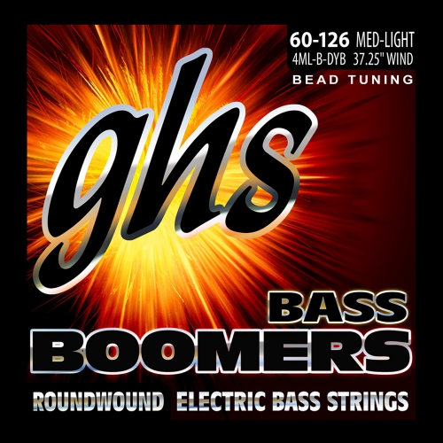 GHS Bass Boomers Struny pro baskytaru 4-str. Medium Light, .060-.126, BEAD Tuning