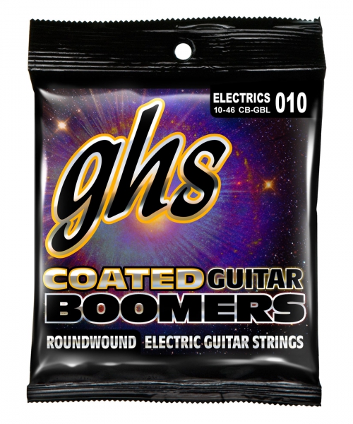 GHS Coated Boomers struny pro elektrickou kytaru, Light, .010-.046