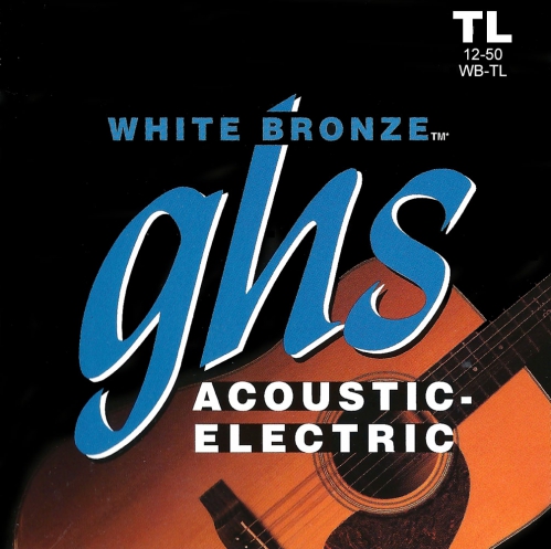 GHS White Bronze struny pro elektroakustickou kytaru, Alloy 52, True Light, .012-.050