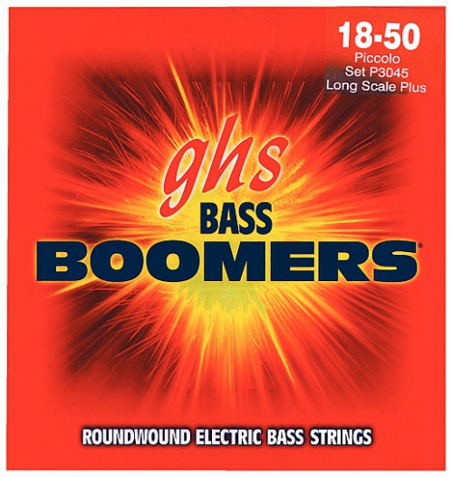 GHS Bass Boomers struny pro baskytaru  4-str. Piccolo, .018-.050, Extra Long Scale