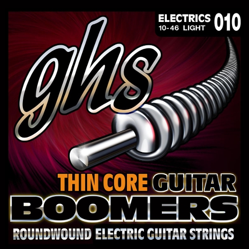 GHS Thin Core Guitar Boomers struny pro elektrickou kytaru, Light, .010-.046