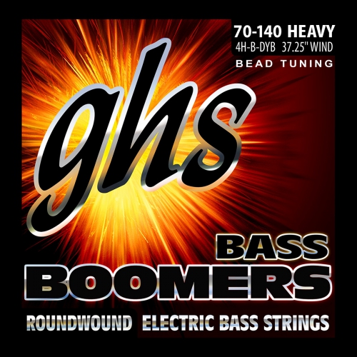 GHS Bass Boomers Struny pro baskytaru 4-str. Heavy, .070-.140, BEAD Tuning