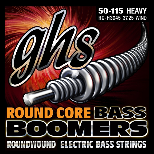 GHS Round Core Bass Boomers struny pro baskytaru, 4-str. Heavy, .050-.115 GHS Round Core Bass Boomers struny pro baskytaru, 4-str. Heavy, .050-.115