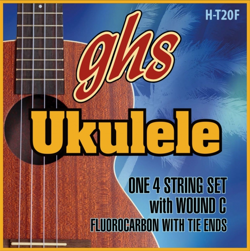 GHS Ukulele Fluorocarbon Tie Ends struny pro ukulele, Tenor, Fingerstlye