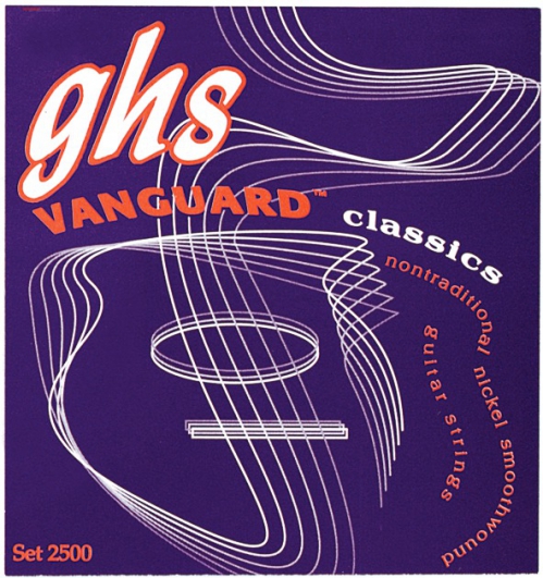 GHS Vanguard Classics struny pro klasickou kytaru, Tie-On, High Tension, G neovinut�