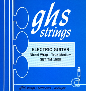 GHS NICKEL ROCKERS struny pro elektrickou kytaru, True Medium, .013-.056, Rollerwound, G3 ovinut