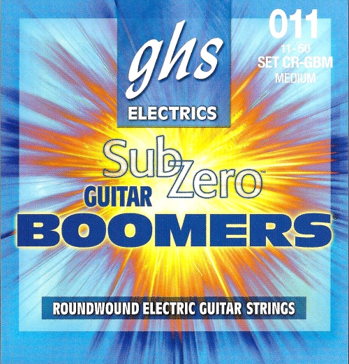 GHS Sub Zero Boomers struny pro elektrickou kytaru, Medium, .011-.050