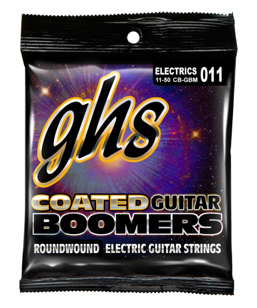 GHS Coated Boomers struny pro elektrickou kytaru, Medium, .011-.050