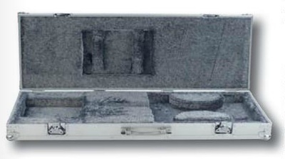 Rockcase RC 10803 SA Flight Case Kufr pro elektrickou kytaru, 101 cm x 33.5 cm x 7.5 cm, stbrn, hlink