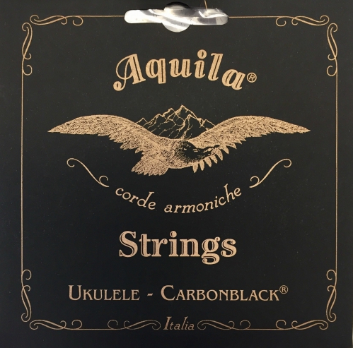 Aquila Carbonblack struny pro ukulele GCEA Tenor, low-G