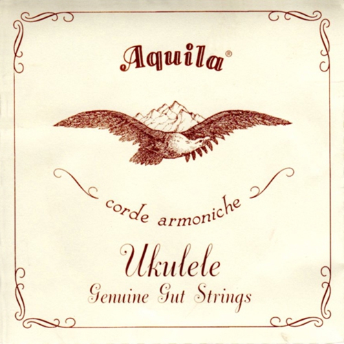 Aquila Genuine Gut Ukulele Set, GCEA Soprano, high-G