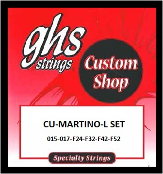 GHS Custom Shop - Pat Martino Signature Flatwounds struny pro elektrickou kytaru, Medium, .015-.052
