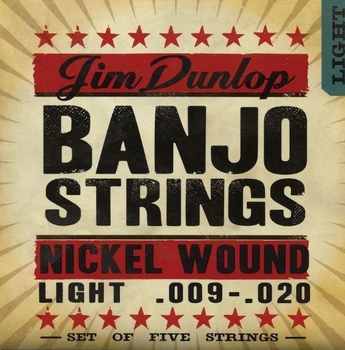 Banjo Nickel Strings Light 5 string struny pro banjo 9-20