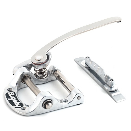 Bigsby B5 Vibrato Aluminum left w- kobylka na solid-body kytary pro levky