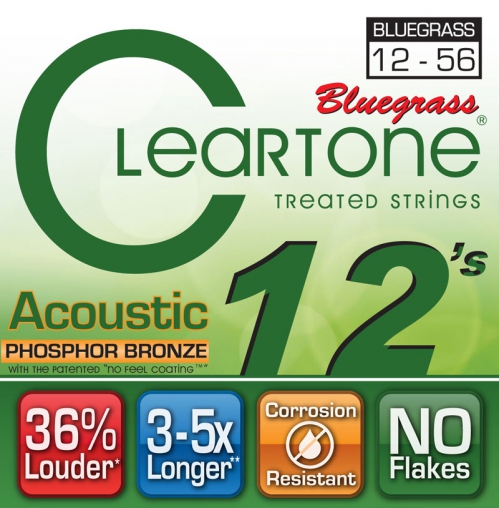 Cleartone struny pro akustickou kytaru 12-56 bluegrass