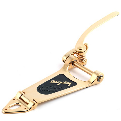 Bigsby B6 Vibrato Gold Plated left for large Acoustic-Archtop Guitars kobylka