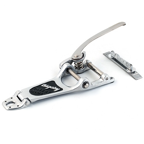 Bigsby B7 Vibrato Aluminum left w- bridge, for thin A-E-Guitars kobylka