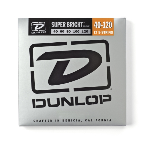 Dunlop Bass Super Bright 5 Nickel struny pro basovou kytaru 040-120