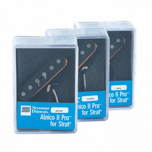 Seymour Duncan Aps-1 Set Alnico Ii Pro Strat Staggered