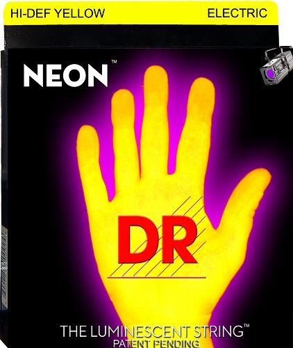 DR NYE-11 NEON Hi-Def Yellow Set .011-.050 DR NYE-11 NEON Hi-Def Yellow Set .011-.050