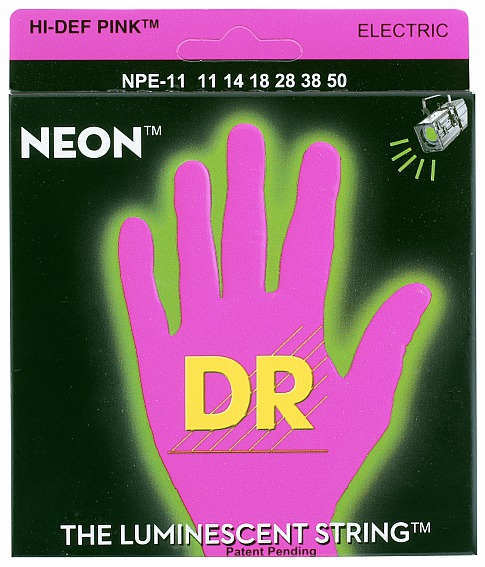DR NPE7-11 NEON Hi-Def Pink Set .011-.060 DR NPE7-11 NEON Hi-Def Pink Set .011-.060
