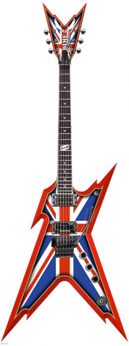 Dean Razorback 255 Union Jack elektrick kytara