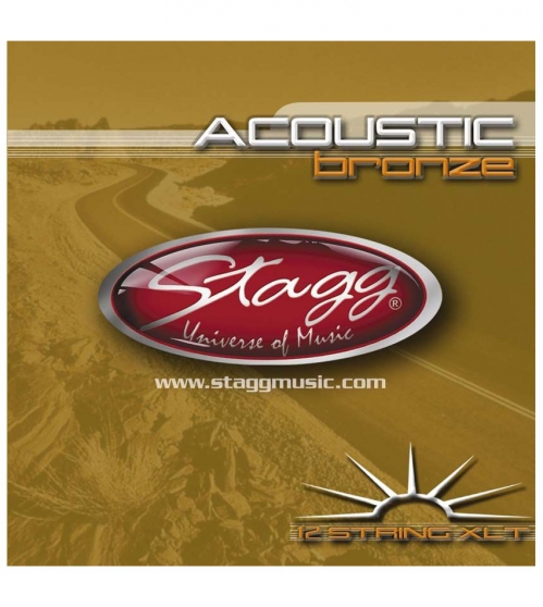 Stagg AC-12ST-BR struny na akustickou kytaru 10-48